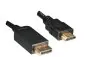 Preview: DINIC Kabel Displayport Stecker auf HDMI Stecker, 2m